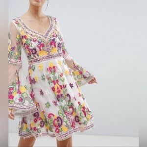 A Star is born multicolored beaded boho dress, sold out!